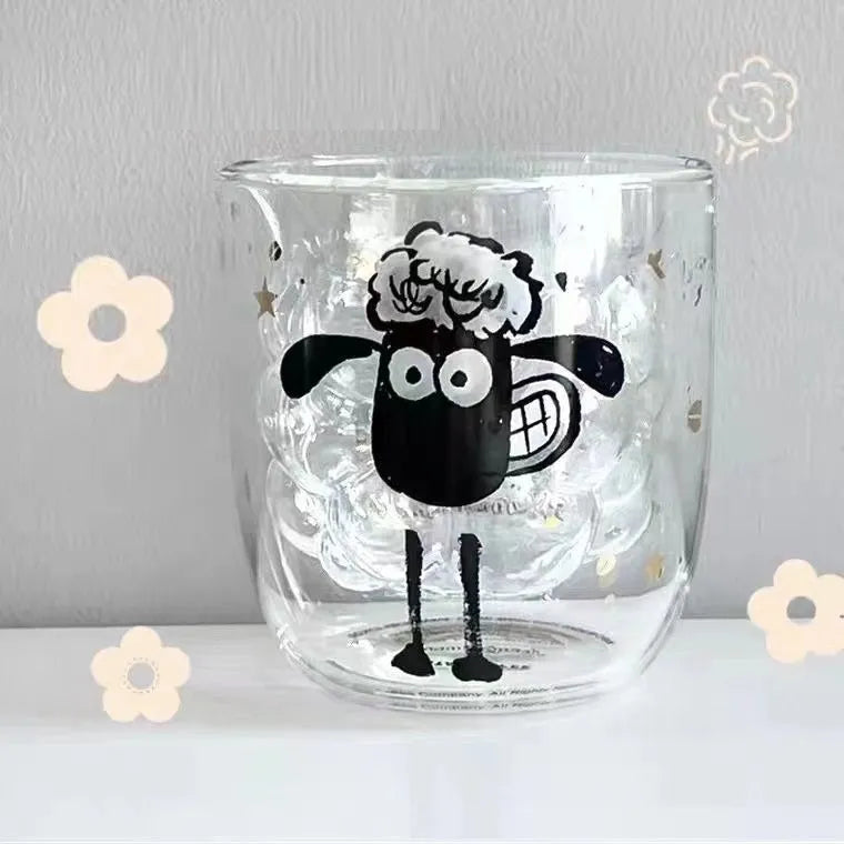 High Temperature Resistant Double Wall Cute Girl Milk Glass - Bellarte Enchanté High Temperature Resistant Double Wall Cute Girl Milk Glass